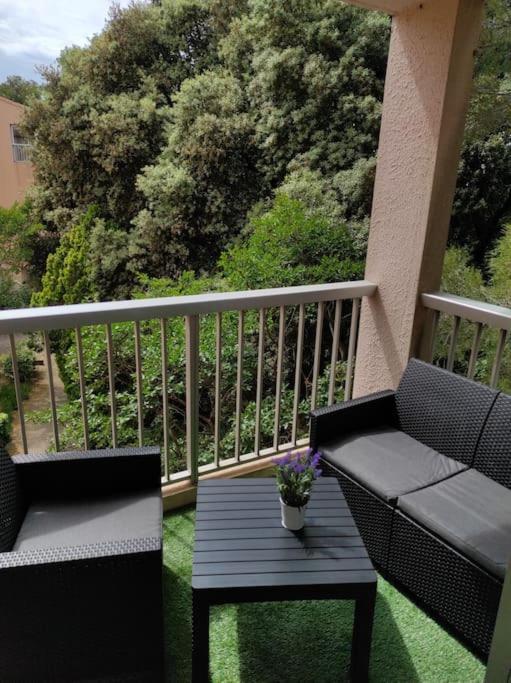 Charmant Studio Climatise 24 M2 Terrasse A 100M De La Plage Сен-Мандрие-сюр-Мер Экстерьер фото